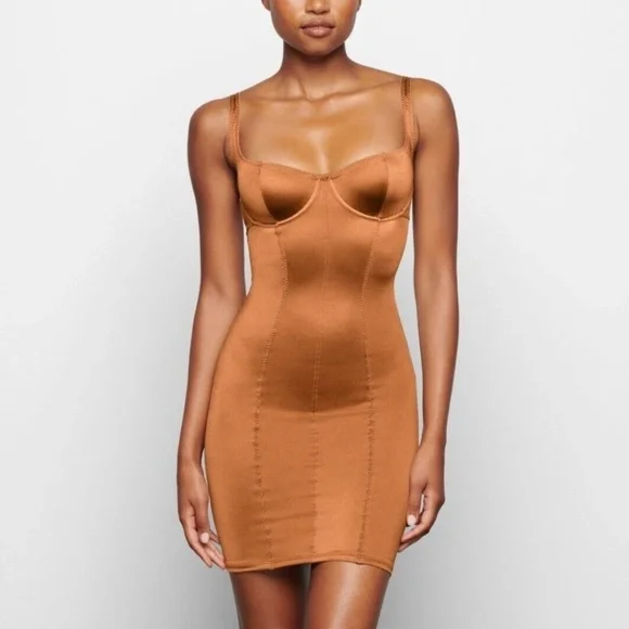 SKIMS Dresses Skims Glissenette Corset Mini Dress Stretch